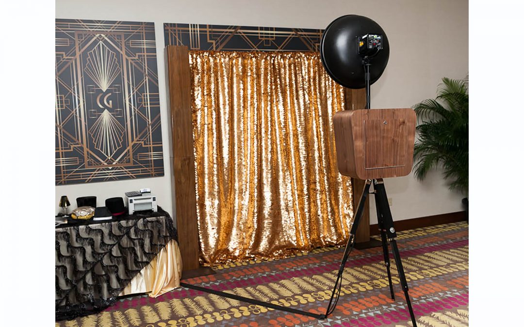 The New Vintage Walnut Open Air Photo Kiosk
